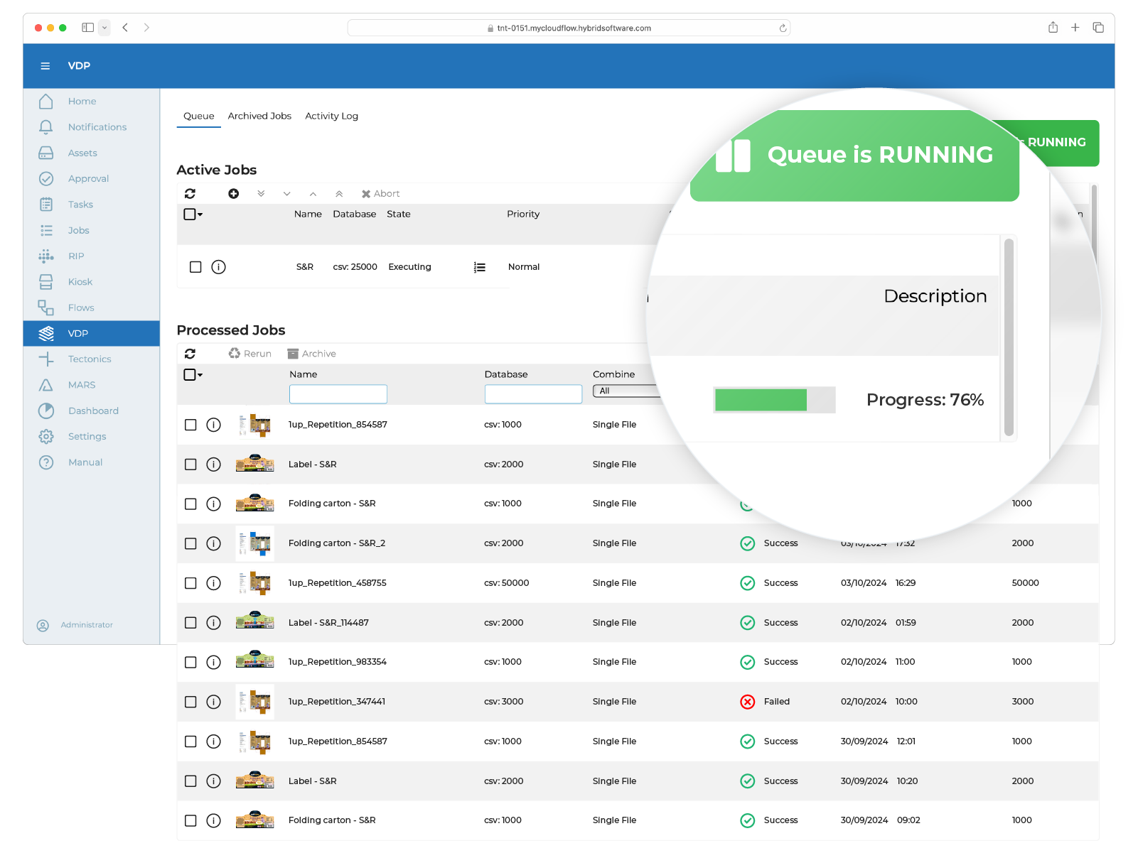 Artflow Meets MyCLOUDFLOW: Seamless Integration from Design to Print 1 Cloudflow Features VDP 4.3